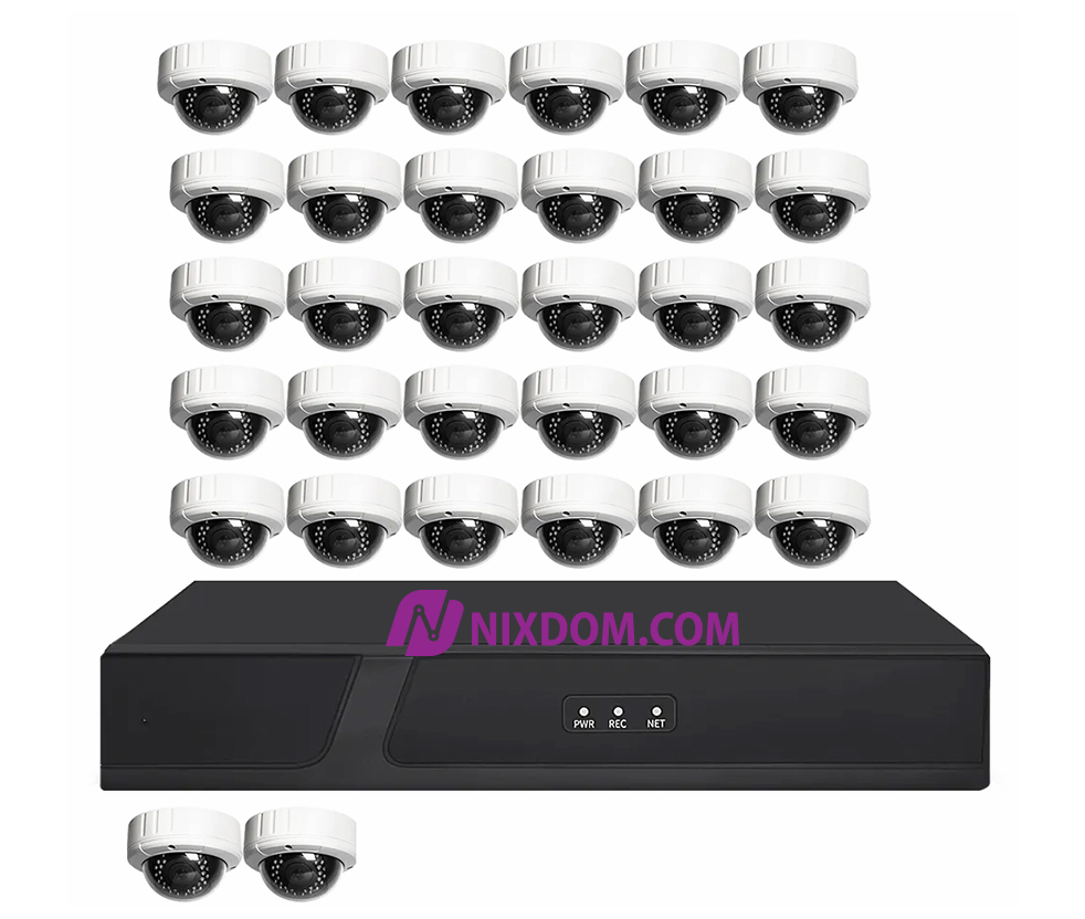 POE System Surveillance CCTV 4MP 32CH