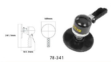 STANLEY 6" Dual Action Sander 10k rpm 78-341