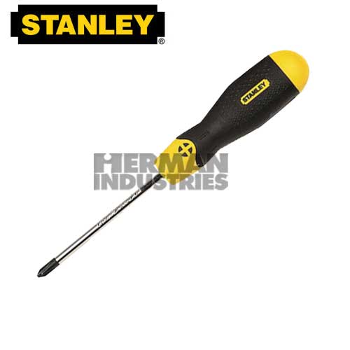 STANLEY Screwdriver Cushion Grip Phillips® #1x100mm Model 65-163-2-23
