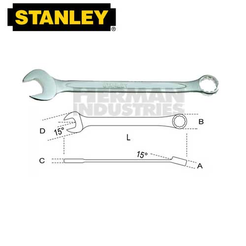 STANLEY Wrench Combination Slimline in 1/2"