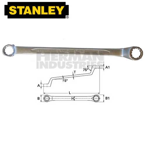 STANLEY Wrench Box End 75 Degree 14 X 15 mm