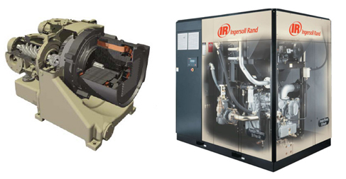 Ingersoll Rand Oil Free Nirvana 37-75kW Medium Rotary Screw Air Compressor