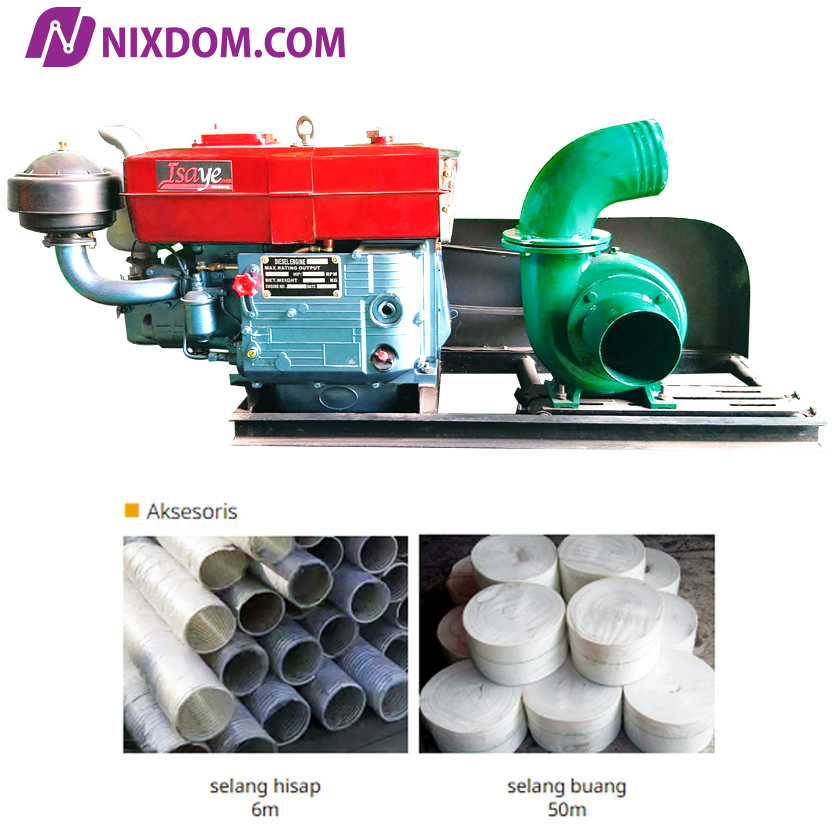 Water Cooled Pompa Air Diesel 6 Inch